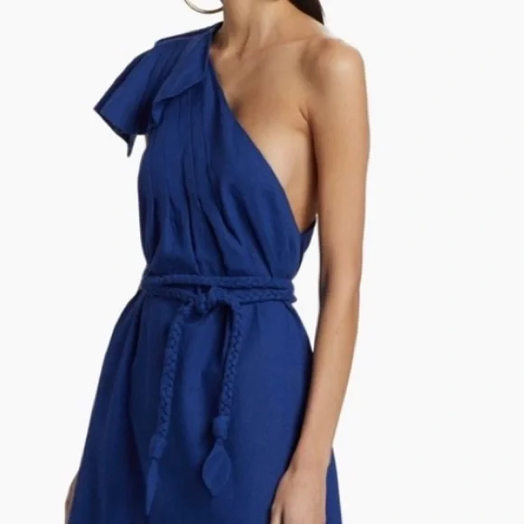 FARM RIO ONE SHOULDER DRESS